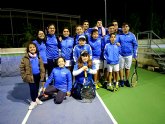 Victoria del Club de Tenis Kuore de Totana frente a la Escuela de Tenis de la Alcayna en la 2º jornada de Liga Regional Interescuelas 2018/2019