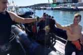 Buceadores voluntarios retiraron 80 kilos de los fondos marinos y playas de Cabo de Palos