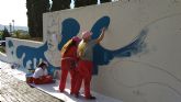 Inauguracin del mural para conmemorar los 40 años de la primera promocin de Matemticas de la UMU