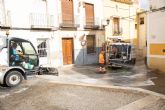 El Ayuntamiento de Caravaca realiza actuaciones intensivas de limpieza y desinfección progresivamente y de forma semanal por barrios y pedanías