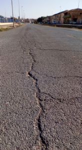 PCAN : 'La Aljorra espera dos años el arreglo de la carretera que le une a Cartagena'