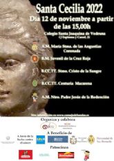 El Consejo de Bandas celebra a su patrona, Santa Cecilia, con cuatro conciertos benficos en Sevilla