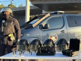 El Gobierno local mejora el equipamiento de la Polica Local de Molina de Segura con 18 nuevos cascos, dispositivos elctricos de control, chalecos balsticos y cmaras para el Grupo Especial de Intervencin Rpida