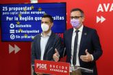 El PSOE propone un pleno monogrfico en la Asamblea para consensuar los proyectos regionales financiados con fondos europeos