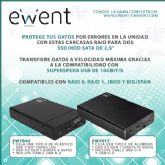 Ewent recomienda usar una carcasa de HDD/SSD para proteger los datos en cualquier ordenador
