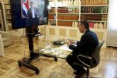 El presidente del Gobierno se reúne por videoconferencia con el presidente de Costa Rica