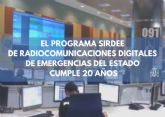 El Programa SIRDEE de Radiocomunicaciones Digitales de Emergencias del Estado cumple 20 años