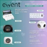 Ewent recomienda utilizar regletas de escritorio para mantener los espacios ordenados