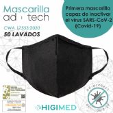 La mascarilla AD-TECH que inactiva al coronavirus, ya se puede adquirir online en España
