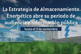 El MITECO lanza a informacin pblica la Estrategia de Almacenamiento Energtico, clave para aportar flexibilidad y estabilidad al sistema en la transicin energtica