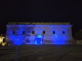 Cogolludo se sum� a #UnidosPorLaDislexia iluminando de azul su Palacio y fuente