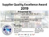 Schaeffler Iberia recibe el Supplier Award de General Motors