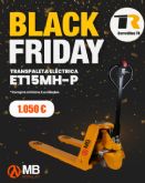Carretillas TR incorpora la transpaleta elctrica ET15MH-P en el Black Friday