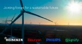 Ms energa renovable: Philips, HEINEKEN, Nouryon y Signify forman el primer consorcio Pan-Europeo