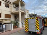 Incendio de una vivienda de Alhama