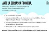 Información del Ministerio del Interior a las 10:00 del día 10 de enero de 2021 sobre incidencias y respuestas frente al temporal Filomena