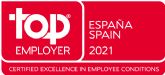 Electrolux España recibe, un año ms, el certificado Top Employer por su gestin de los Recursos Humanos