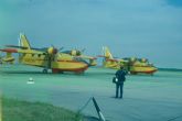 50º aniversario de la llegada de los primeros aviones anfibios Canadair CL-215 para luchar contra incendios forestales