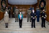 La ministra de Defensa mantiene una reunin de trabajo con el jefe de Estado Mayor de la Defensa