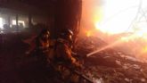 Extinguido el incendio declarado el pasado viernes en un almacén del polígono 