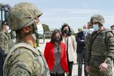 La ministra de Defensa visita la Brigada ´Aragón´ I ante su despliegue internacional y su nueva guardería