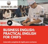 El Concurso Cocinero del Año lanza los primeros cursos de inglés para chefs a distancia