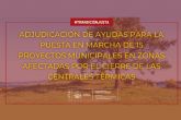 El MITECO adjudica ayudas para la puesta en marcha de 15 proyectos municipales en zonas afectadas por el cierre de las centrales trmicas