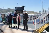 La ministra de Defensa visita el nuevo submarino S-81 Isaac Peral tras su puesta a flote