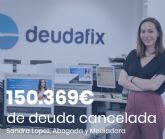 Deudafix cancela 150.369 euros con la Ley de la Segunda Oportunidad