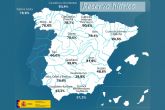 La reserva hídrica española se encuentra al 59,7 por ciento de su capacidad