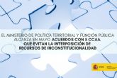 Poltica Territorial y Funcin Pblica alcanza en acuerdos con cinco comunidades que evitan la interposicin de recursos de inconstitucionalidad