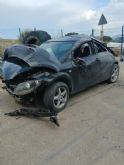 Servicios de emergencia atienden accidente de tráfico con heridos ocurrido en Fortuna al perder el control del vehículo y posterior vuelco