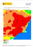 El nivel de riesgo de incendio forestal previsto para hoy es EXTREMO en la mayor parte de la Regin