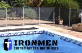Este verano, poner una valla en la piscina y proteger a la familia. Por Cerramientos IRONMEN