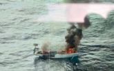 Se incendia un velero en la playa de Percheles en Mazarrón