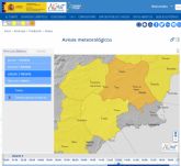 Meteorología advierte de temperaturas de hasta 40 grados para el sábado, con fenómeno adverso de nivel naranja y amarillo en la Región de Murcia