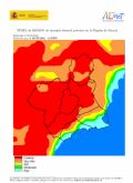 El nivel de riesgo de incendio forestal previsto para hoy lunes es EXTREMO en el interior de la Regin de Murcia