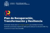 Planderecuperacion.gob.es, nueva página web del Gobierno con información sobre el Plan de Recuperación, Transformación y Resiliencia