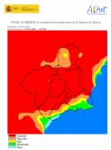 El nivel de riesgo de incendio forestal previsto para hoy sbado es EXTREMO en la mayor parte del territorio de la Regin de Murcia, excepto en Altiplano y Litoral