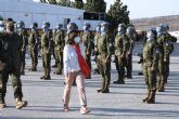 La ministra de Defensa visita a las tropas españolas desplegadas en el Líbano cuando se cumplen 15 años de misión