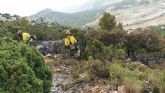 Incendio forestal en la sierra del Gigante (Lorca)