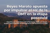 Reyes Maroto apuesta por impulsar el rol de la Organización Mundial del Turismo en la etapa poscovid