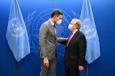 El presidente del Gobierno se reúne en Nueva York con el secretario general de la ONU