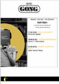 Serie Gong en La Noche de los Libros 2021 con tres de sus escritores en el Caf� Gij�n de Madrid