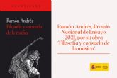 Ramón Andrés, Premio Nacional de Ensayo 2021