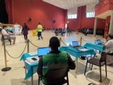 El centro cvico 'Prncipe de Asturias' de Santiago de la Ribera se estrena como punto de vacunacin