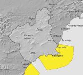 La Agencia Estatal de Meteorología emite para mañana, domingo 31, aviso por fenómenos costeros para la Región de Murcia