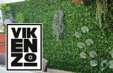 Jardines verticales artificiales para decorar paredes interiores o exteriores, por VIKENZO NATURE
