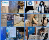 ASPY entrega un mill�n de mascarillas a M�dicos del Mundo