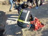 Rescatan a una senderista de 48 años accidentada en Abarán